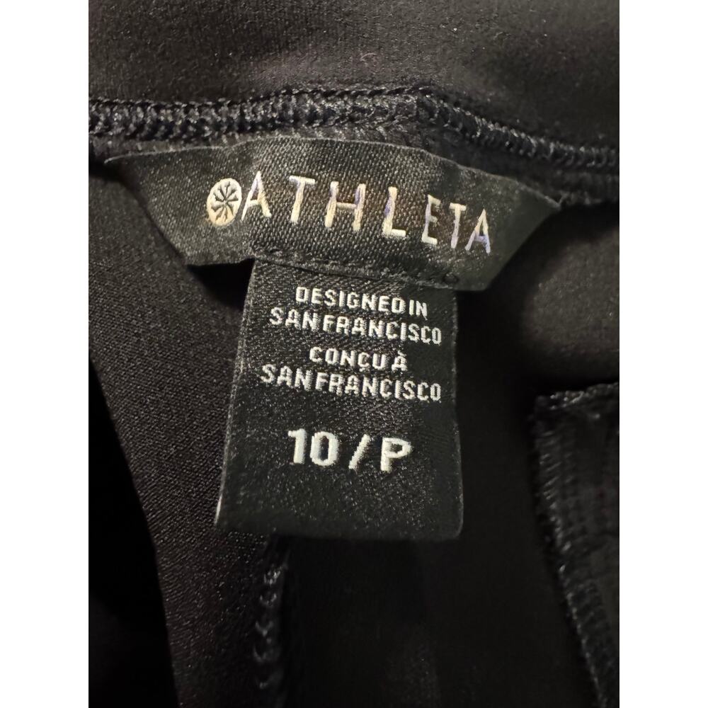 NWOT Athleta Endless High Rise Black Pant Size 10 Petite - Picture 13 of 13